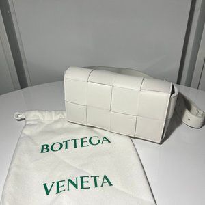 Bottega Veneta White Woven Bag